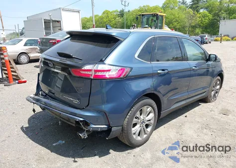 2019 Ford Edge Titanium from USA, damaged, VIN 2FMPK4K97KBC40378